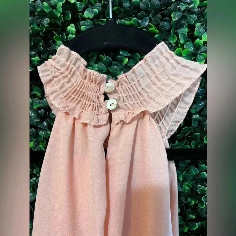 Pink Lily ALady Like You Maxi Dress Peach - Medium - Picture 8 of 8